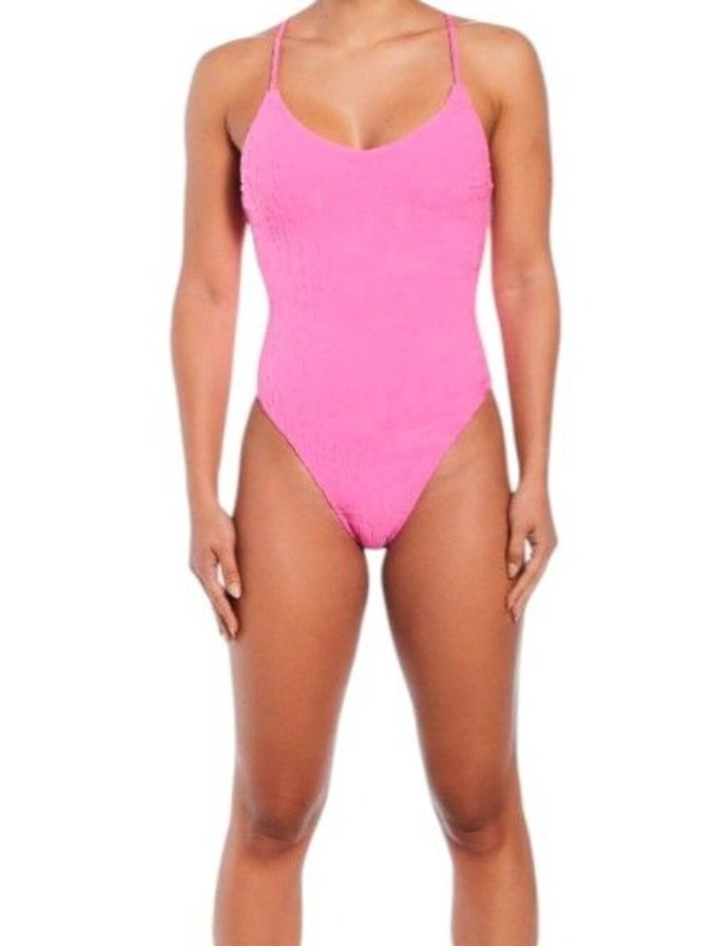Nike Swim Pink Retro Flow T-Back One-Piece NESSE244-652 Women's M NEW with Tags - Picture 4 of 13